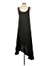 Stellah 100% Polyester Solid Black Casual Dress Size XS - photo 2