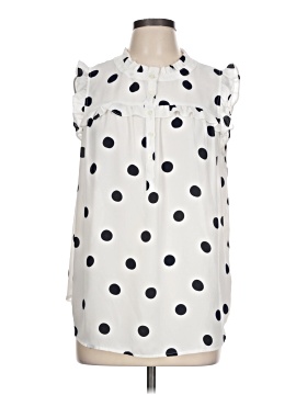 Ann Taylor Loft Sleeveless Button Down Shirt