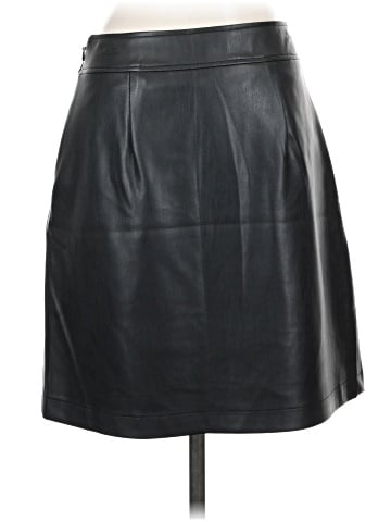 Ann Taylor LOFT Faux Leather Skirt (view 2)