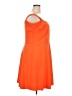 Dorothy Perkins Solid Orange Casual Dress Size 18 - photo 4