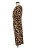 Jennifer Lopez Animal Print Brown Cocktail Dress Size M - photo 5