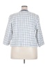 Studio One 100% Polyester Blue 3/4 Sleeve Blouse Size 20 - photo 2