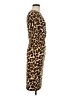 Jennifer Lopez Animal Print Brown Cocktail Dress Size M - photo 4