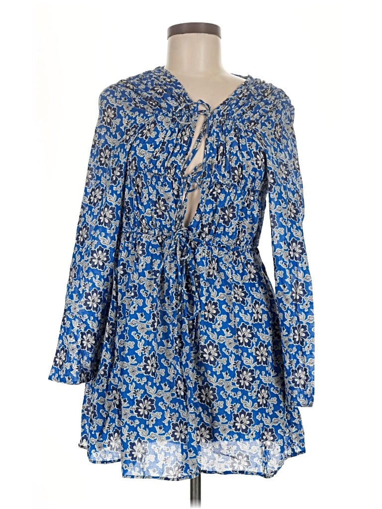 Pre-owned Jcrew Casual Dress In Blue