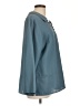 Double D Ranch 100% Polyester Teal 3/4 Sleeve Blouse Size L - photo 4