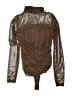 AvidLove Brown Long Sleeve Blouse Size M - photo 2