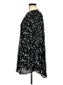 Gianni Bini 100% Polyester Stars Black Long Sleeve Blouse Size M - photo 5
