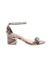 Steve Madden Print Ivory Tan Sandals Size 5 1/2 - photo 1