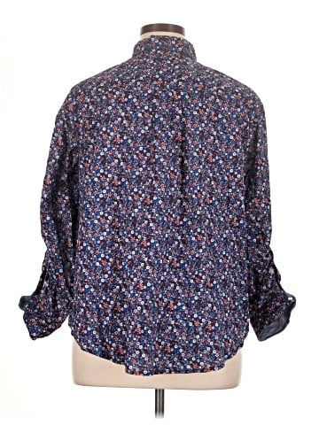 St. John's Bay 3/4 Sleeve Button-Down Shirt (view 2)