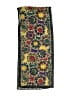 Unbranded Stars Floral Black Yellow Scarf One size - photo 2