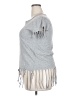 ON FIRE 100% Cotton Gray Short Sleeve Top Size 2X - photo 5