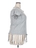ON FIRE 100% Cotton Gray Short Sleeve Top Size 2X - photo 4