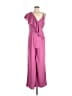 See The Shades 100% Polyester Solid Pink Jumpsuit Size M - photo 1
