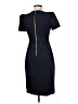 Calvin Klein Solid Black Cocktail Dress Size 6 - photo 2