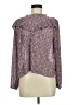 J.Crew 100% Polyester Tweed Brown Long Sleeve Blouse Size M - photo 1
