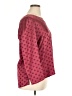 ModCloth Polka Dots Pink Burgundy 3/4 Sleeve Top Size XL - photo 4