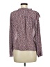 J.Crew 100% Polyester Tweed Brown Long Sleeve Blouse Size M - photo 2