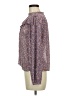 J.Crew 100% Polyester Tweed Brown Long Sleeve Blouse Size M - photo 5