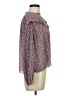 J.Crew 100% Polyester Tweed Brown Long Sleeve Blouse Size M - photo 4