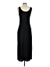 Elle 100% Polyester Solid Black Casual Dress Size S - photo 2