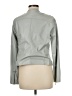 Bagatelle 100% Polyurethane Solid Gray Jacket Size M - photo 2
