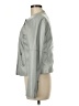 Bagatelle 100% Polyurethane Solid Gray Jacket Size M - photo 5