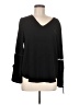 Ro & De 100% Recycled Polyester Black Long Sleeve Blouse Size M - photo 1