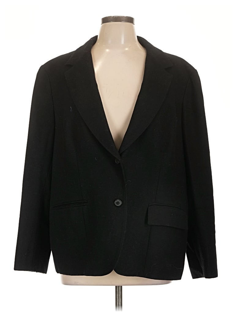Pre-owned Pendleton Wool Blazer Jacket In Black