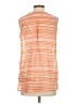 Apt. 9 Orange Sleeveless Button-Down Shirt Size S - photo 2
