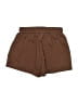 Shein 100% Polyester Stars Brown Athletic Shorts Size 2 - photo 2
