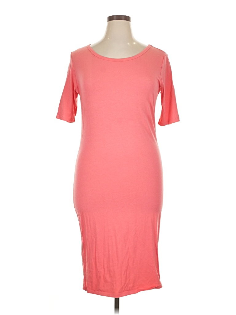 Pre-owned Lularoe Casual Dress In Pink