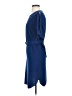 Yessica 100% Polyester Solid Blue Casual Dress Size EU 34 / US 4 - photo 5