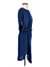 Yessica 100% Polyester Solid Blue Casual Dress Size EU 34 / US 4 - photo 4