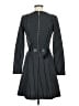 MICHAEL Michael Kors Chevron-herringbone Black Casual Dress Size 8 - photo 2
