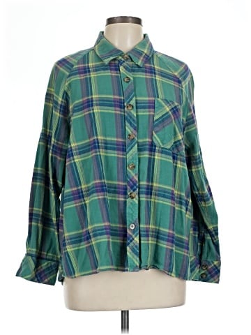 Hem & Thread Long Sleeve Button-Down Shirt (view 1)
