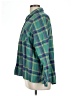 Hem & Thread 100% Cotton Plaid Green Long Sleeve Button-Down Shirt Size L - photo 5