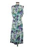Talbots Floral Purple Cocktail Dress Size P (petite) - photo 2