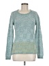 Coldwater Creek Color Block Teal Pullover Sweater Size 8 - photo 1