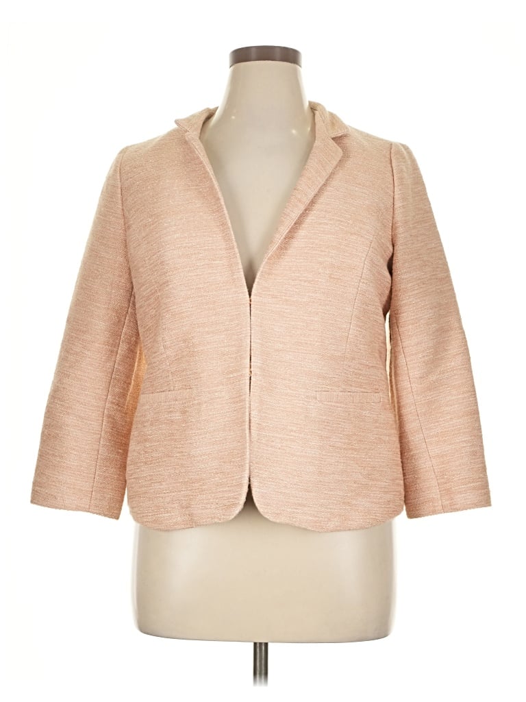 Pre-owned Talbots Blazer Jacket In Tan