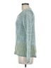 Coldwater Creek Color Block Teal Pullover Sweater Size 8 - photo 5