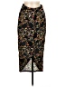Blue Blush 100% Polyester Print Black Casual Skirt Size M - photo 1