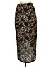 Blue Blush 100% Polyester Print Black Casual Skirt Size M - photo 2