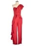 Venus 100% Polyester Solid Red Jumpsuit Size 6 - photo 1