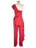 Venus 100% Polyester Solid Red Jumpsuit Size 6 - photo 2
