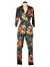 Zara Basic Floral Green Jumpsuit Size M - photo 1