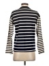 Zara 100% Cotton Stripes Blue Pullover Sweater Size S - photo 2