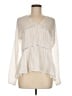Hem & Thread Ivory Long Sleeve Blouse Size M - photo 1