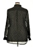 Jaclyn Smith 100% Polyester Polka Dots Black Long Sleeve Blouse Size XXL - photo 2