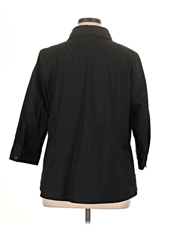 Worthington 3/4 Sleeve Button-Down Shirt (view 2)