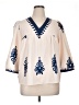 Shein Ivory 3/4 Sleeve Blouse Size XL - photo 1
